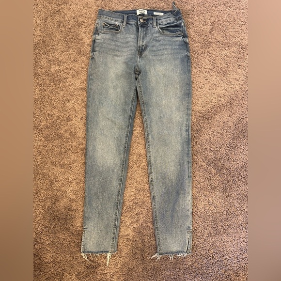 Kensie Jeans Vintage Luxe High Rise Skinny Raw Hem Ankle Jeans Women’s Size 6/28 - Picture 2 of 8